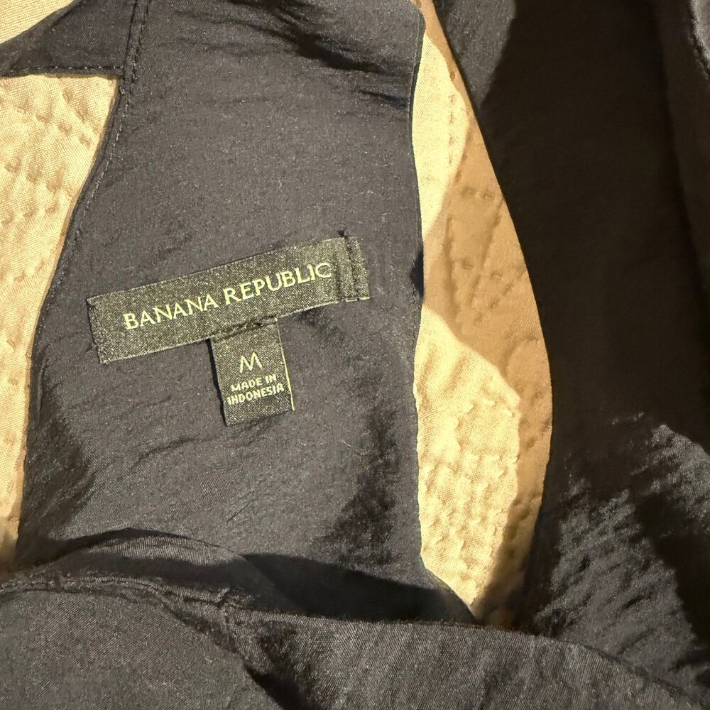 Banana Republic Black Rayon Jumper size M - Picture 5 of 5